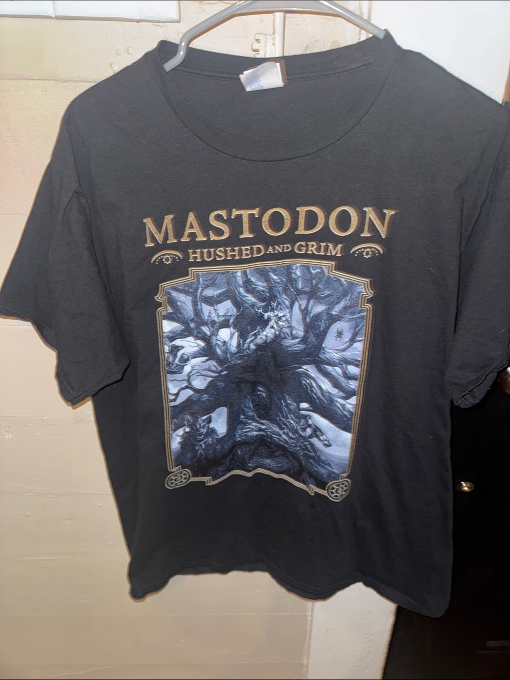 Mastodon Hushed and Grim Tour Graphic T-Shirt - Black L